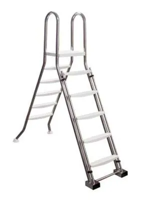 Produktbild von Sicherheits-Poolleiter Edelstahl für Hochbecken mit 150 cm höhe