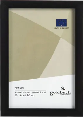Produktbild von Goldbuch Holz-Fotofassung im skandinavischen Stil, 10x15 cm, schwarz