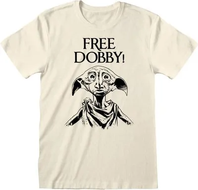 Obrázok produktu pre Koszulka Harry Potter "Free Dobby" XL - 100% Bawełna, Oficjalna Licencja