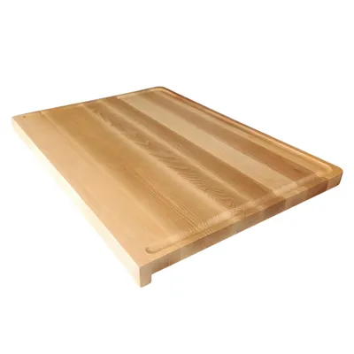 Produktbild von INNOVAHOME Backbrett Esche 50x35 cm Nudelbrett Knetbrett mit Anschlagkante