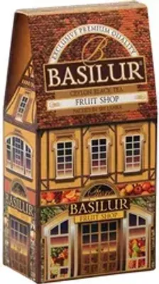 Produktbild von BASILUR Schwarzer Ceylon Tee mit Zusatz von Papayafrüchten, Rosinen, Mango, Ananas, Orangenschalen sowie Orangen und Mandarinenaroma 100g