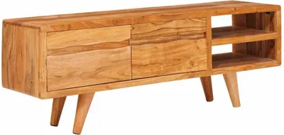 Zdjęcie produktu dla Szafka pod telewizor z półką Brązowy 110 x 30 x 40 cm