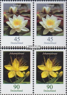 Produktbild von Briefmarken BRD (BR.Deutschland) 2017 Mi 3303wP-3304wP waagerechtes Paar (kompl.Ausg.) postfrisch Blumen
