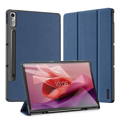 Produktbild von Dux Ducis Domo Smart Schlaf Hülle Für Lenovo Tab P12 12.7 Tablet - Blau