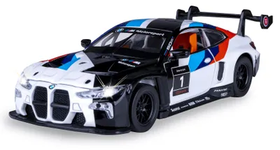 Image de JAMARA BMW M4 GT3 Diecast 1:32 blanc, piles bouton incluses
