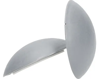 Obrázek produktu pro Walteco Dveřní zarážka, průměr 40mm, samolepicí, šedá Množství: 2 ks