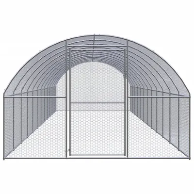 Immagine prodotto di Gabbia per Polli da Esterno 3x12x2 m in Acciaio Zincato