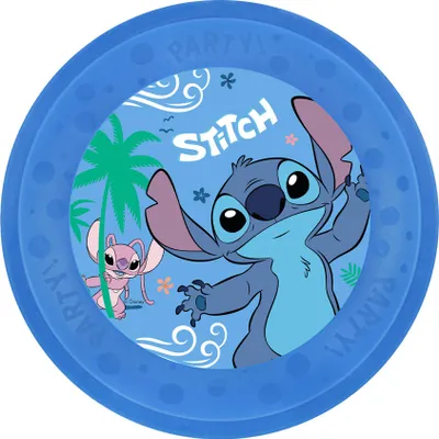Obrázek produktu pro Plastové talíře Stitch a Angel - 21 cm - 4 ks