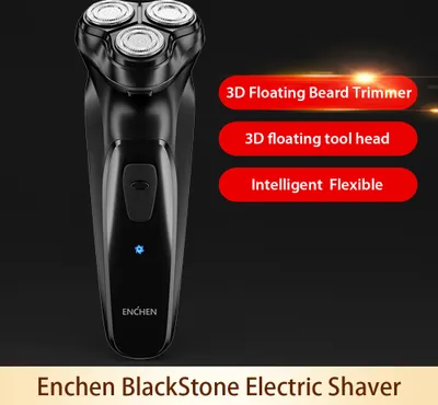 Produktbild von Xiaomi Youpin 3D Elektrorasierer Haarschneider Enchen BlackStone Elektrorasierer Waschbar Bartschneider fuer Maenner Akku-Rasierer Maschine