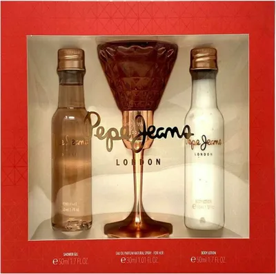 Zdjęcie produktu dla Pepe jeans for her woda perfumowana 30ml + leche corporal 50ml + żel ducha 50ml