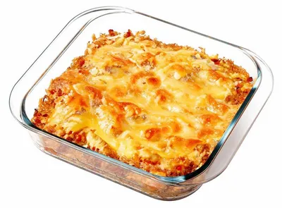 Image de Plat à gratin en verre, carré, transparent, 900 ml, 19,6 x 17 x 4,75 cm