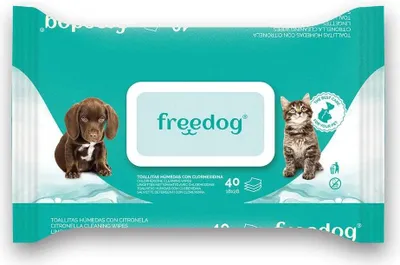 Image de Freedog Clorhexidina Lingettes nettoyantes Pour Animaux 40 unités Rouge Rouge One Size