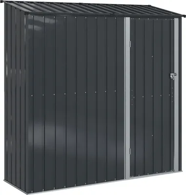 Immagine prodotto di vidaXL Capannoni da giardino antracite 203,5 x 73 x 200 cm in metallo
