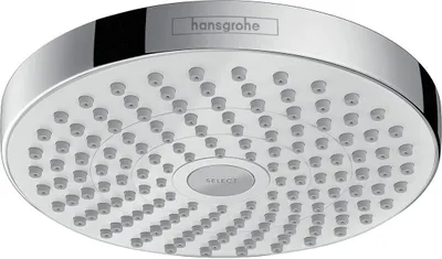 Produktbild von hansgrohe Kopfbrause CROMA SELECT S 180 2jet DN 15 EcoSmart 9 l/min chrom