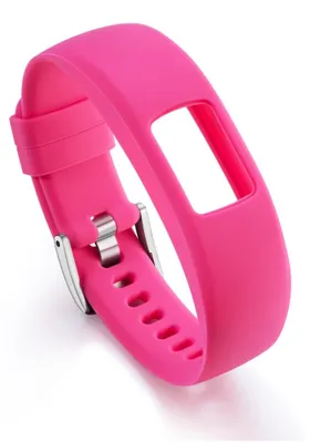 Produktbild von By Qubix Silikon-Sportarmband - Rosa - passend für Garmin Vivofit 4
