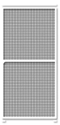 Insektenschutz-Schiebetür Premium, 120x240 cm, Weiß