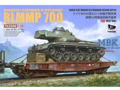 Produktbild von T-MODEL TMOTK3508 Drehgestell Flachwagen Ssy45 RLMMP700