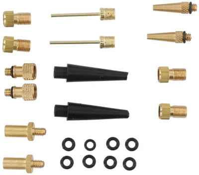 Produktbild von DUNLOP Fahrradventil-Adaptersatz, 14-teilig