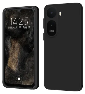 Produktbild von Hülle für Xiaomi Redmi A7 Pro Case Cover Bumper Smartphone Softgrip Schutzhülle Farbe: Schwarz