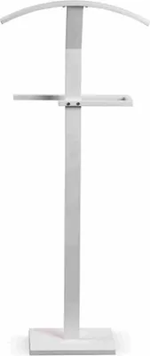 Produktbild von Herrendiener >Lukas< Hosen und Bügelhalter, weiß, Metall - 45x112x21cm (BxHxT)