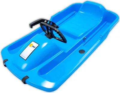 Produktbild von KHW-Rodel Snow Fox aus hochwertigem Kunststoff. Geeignet für Kinder ab 6 Jahren. Max belastbar bis 65 kg. Farbe: Iceblue.