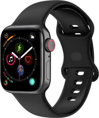 Produktbild von Pasek Bizon Strap Watch Silicone S do Apple Watch 38/40/41/42 mm, czarny