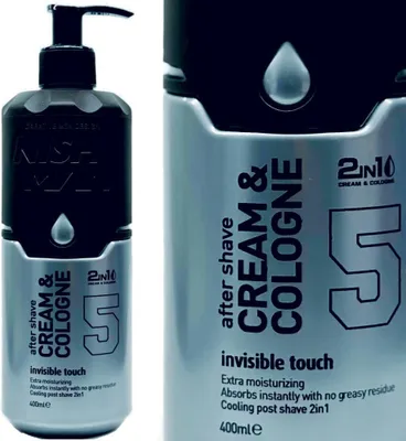 Immagine prodotto di Nishman | Crema Dopobarba 05 Invisible Touch - 400ml - Trattamento 2in1 - Lenitivo e profumato