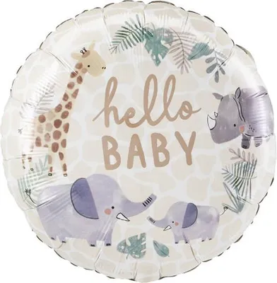 Zdjęcie produktu dla Balon foliowy "Hello BABY" - 18" - 45 cm - 1 szt.