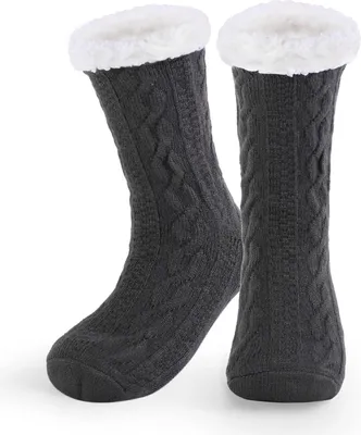 Produktbild von Hausschuhe Socken Herren Stoppersocken Wollsocken Wintersocken Thermosocken für Herren