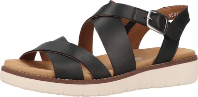 Produktbild von Remonte Riemchensandalen - Tiefschwarz Glattleder Größe: 40 Normal