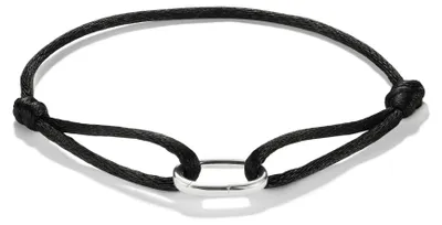 Image de Thomas Sabo C1210-001-11-L24V Bracelet textile Connect argent noir