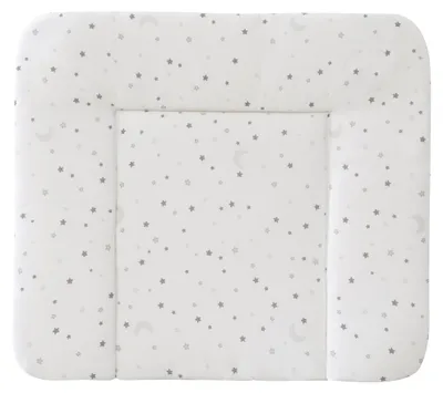 Image de Tapis de change Roba "Sternenzauber gris", tapis de change doux de 85 x 75 cm, revêtu de PU, facile à nettoyer