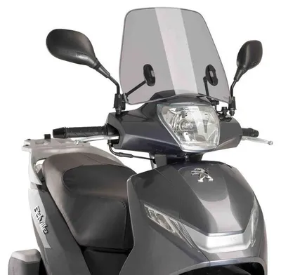 Produktbild von Windschild Puig Trafic mit ABE für Peugeot Belville 125 RS, Belville 125 Allure, Belville 125 Active Bj. 2017 - 2023