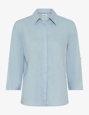 Produktbild von Brax - Damen Bluse, Vicki (94-0008), Größe:44, Farbe:Clean Light Blue (27)