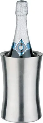Produktbild von APS 36038 Flaschenkühler, Edelstahl matt poliert, doppelwandig, Ø außen 12,5 cm, Ø innen 10 cm, Höhe 19 cm