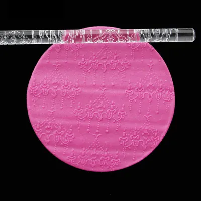 Image de Rouleau à pâtisserie en acrylique de haute qualité Rouleau à pâtisserie Fondant Rouleau à pâte à modeler DIY Cake 13#