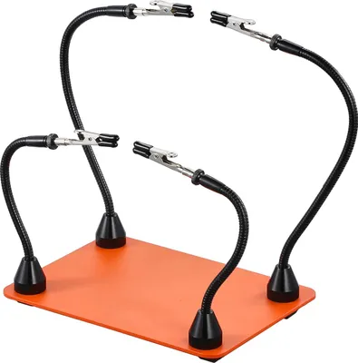 Image de SucceBuy Aide au soudage avec station de soudage magnétique et bras flexibles, 201x140x3mm