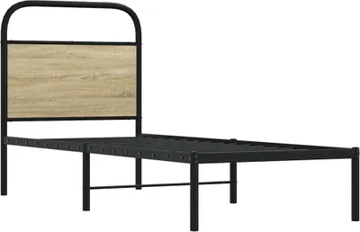 Produktbild von Ersatz-Kopfteil Sonoma-Eiche 75 cm Stahl und Holzwerkstoff