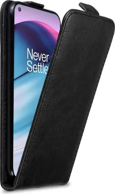 Image de Cadorabo Housse pour OnePlus Nord CE 5G Housse de protection en noir Flip Etui Housse de téléphone portable Case Cover