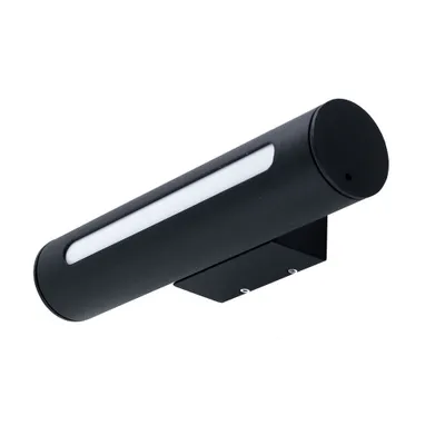 Produktbild von LED Wandlampe, Metall, schwarz, IP44, H 30 cm