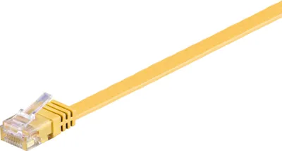 Produktbild von CAT 6 Netzwerkkabel  Flach U/UTP, gelb, 0.5m