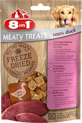 Produktbild von 8in1 Meaty Treats mit 100% Ente 50 g