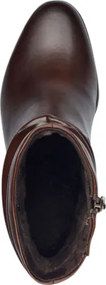 Produktbild von MARCO TOZZI Damen Stiefelette geraffter Schaft Blockabsatz 2-25335-43, Größe:41 EU, Farbe:Braun