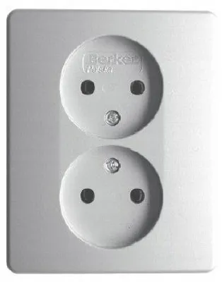 Image de Berker Modul Prise Double Encastrée Blanc