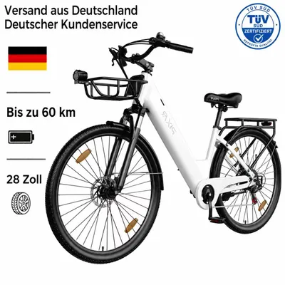 Produktbild von PIXAR C1 Pedelec 28 Zoll, 36V 13Ah Akku bis 50km Reichweite, Shimano 7-Gang, 250W