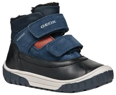 Productafbeelding van Geox enkellaars, materiaal: leer/textiel