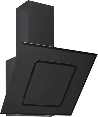 Image de Hotte décorative inclinée 60cm 537m3/h noir - Beko - HCA62540B -