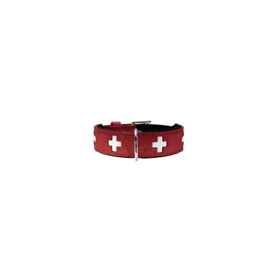Produktbild von Hunter 42050, Hund, Standardkragen, Braun, Rot, Leder, Einfarbig, S-M