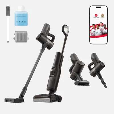 Produktbild von Roborock F25 Pro Turbo Combo Nass Trockensauger & Akkusauger 5-in-1 25.000 Pa, 60 Min Laufzeit, 95°C Hochtemperatur Selbstreinigung, Anti-Tangle, WLAN