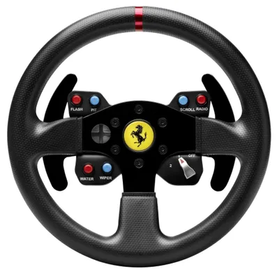 Produktbild von Thrustmaster Ferrari 458 Challenge Wheel Add-On Schwarz USB 2.0 Steuerrad PC, Playstation 3